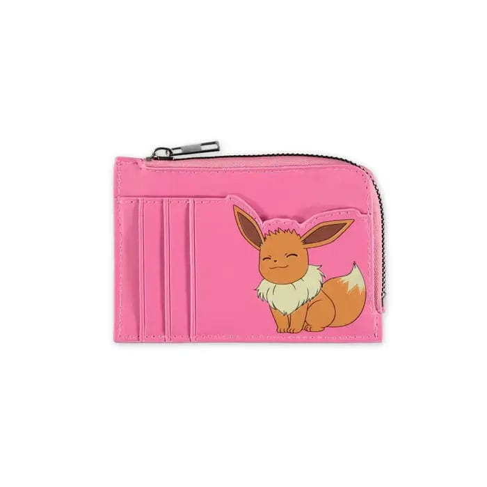 Pokémon-Kartenetui auf Bestellung gefertigt, Evoli-Rosa