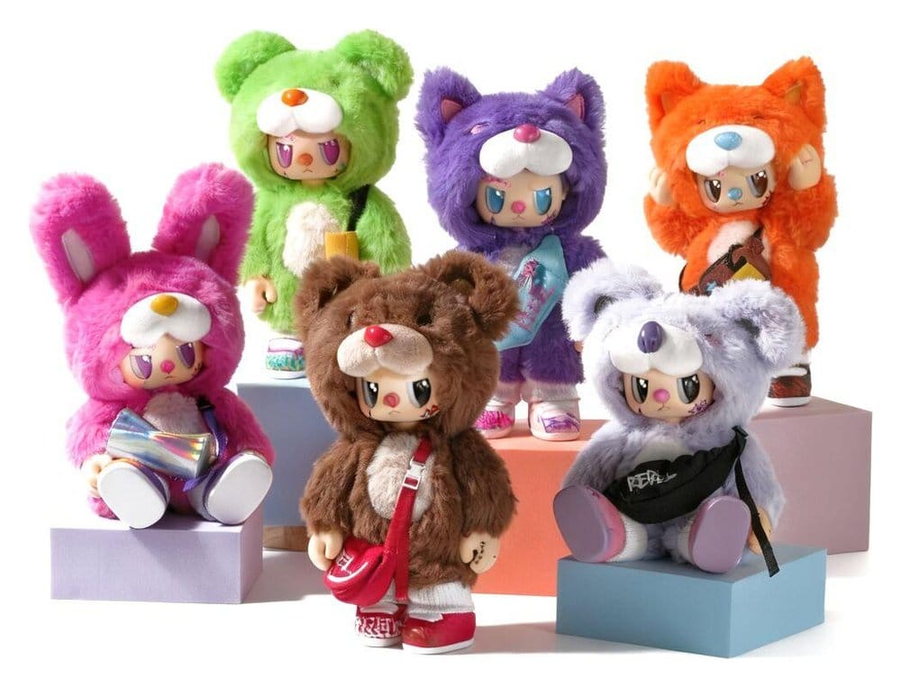 🧪 LAB | SU ORDINAZIONE Rebel Bears Plush Action Figures Blind Box Movable Series Display 18 cm (6)