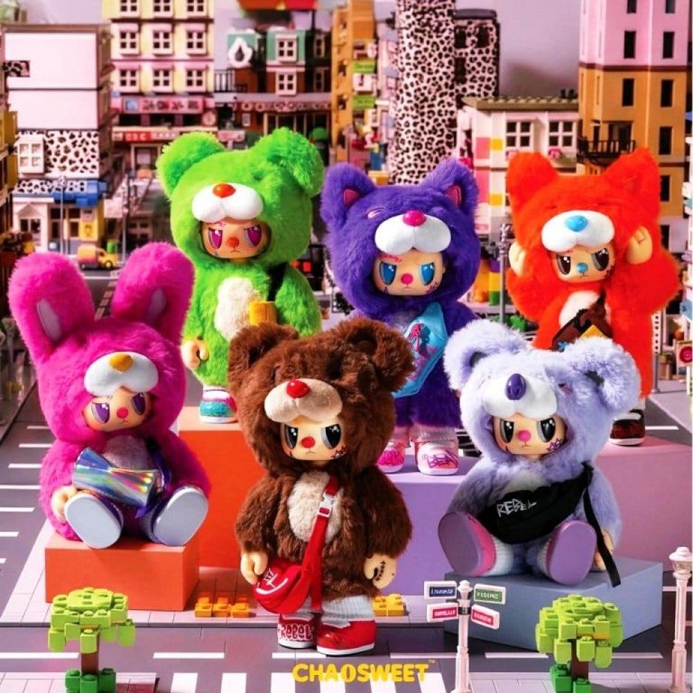 🧪 LAB | SU ORDINAZIONE Rebel Bears Plush Action Figures Blind Box Movable Series Display 18 cm (6)