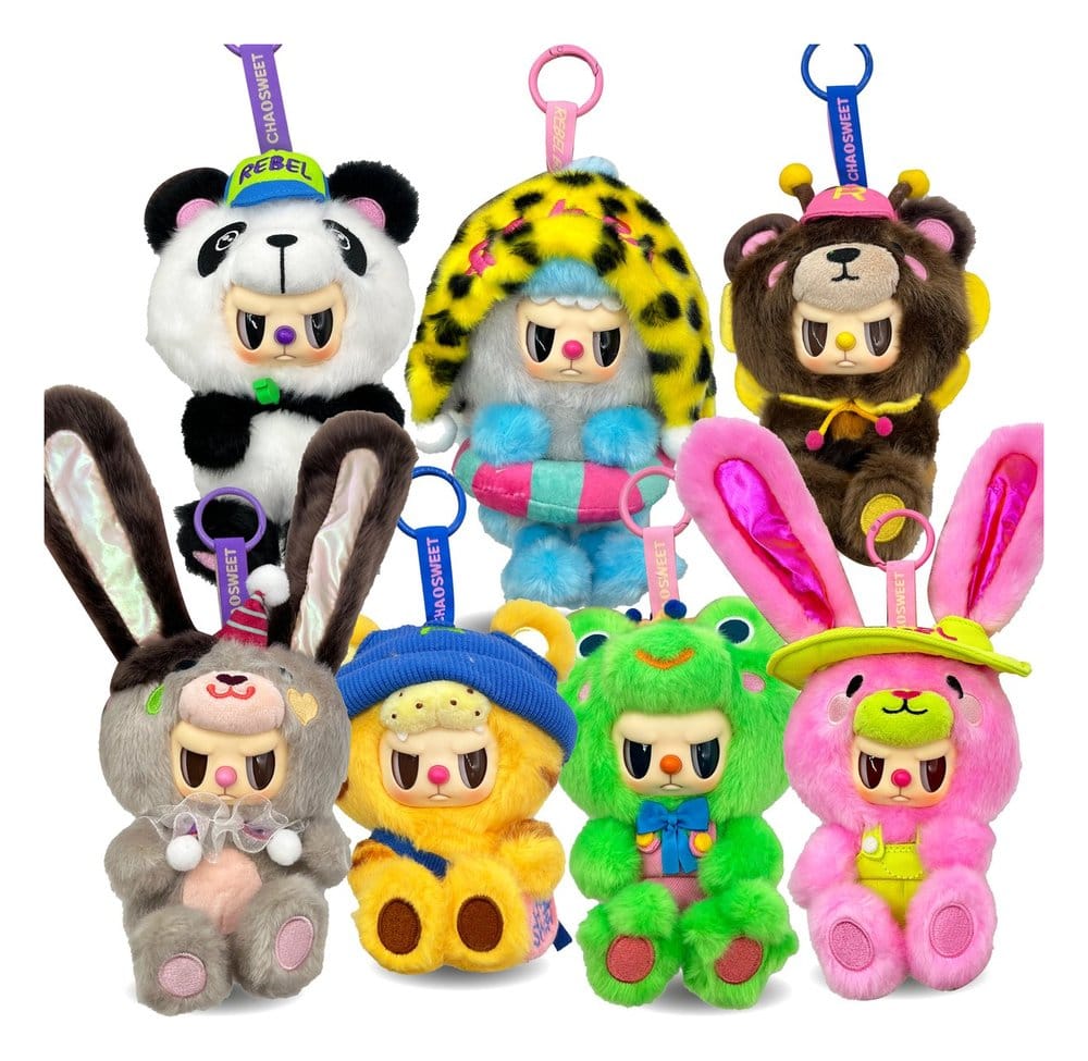 🧪 LAB | SU ORDINAZIONE Rebel Bears Vinyl Plush Figures Blind Box Sweet Zoo Display 10 cm (6)