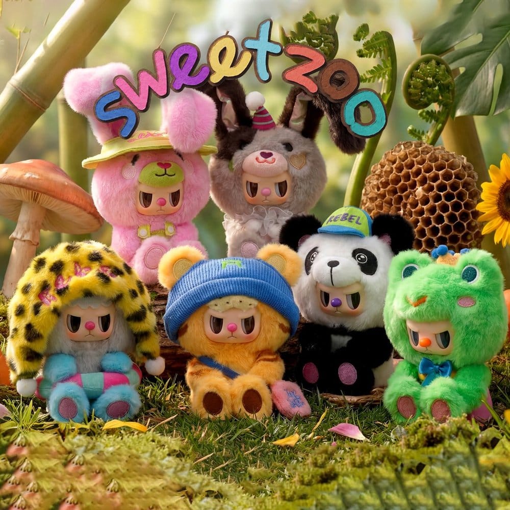 🧪 LAB | SU ORDINAZIONE Rebel Bears Vinyl Plush Figures Blind Box Sweet Zoo Display 10 cm (6)