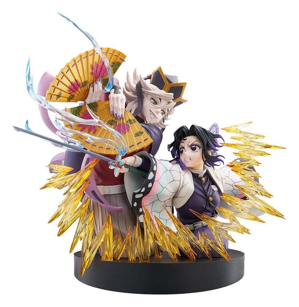 PREORDINE+ 06/2027 Demon Slayer: Kimetsu no Yaiba PVC Figures 2-Pack Shinobu Kocho & Doma 18 cm