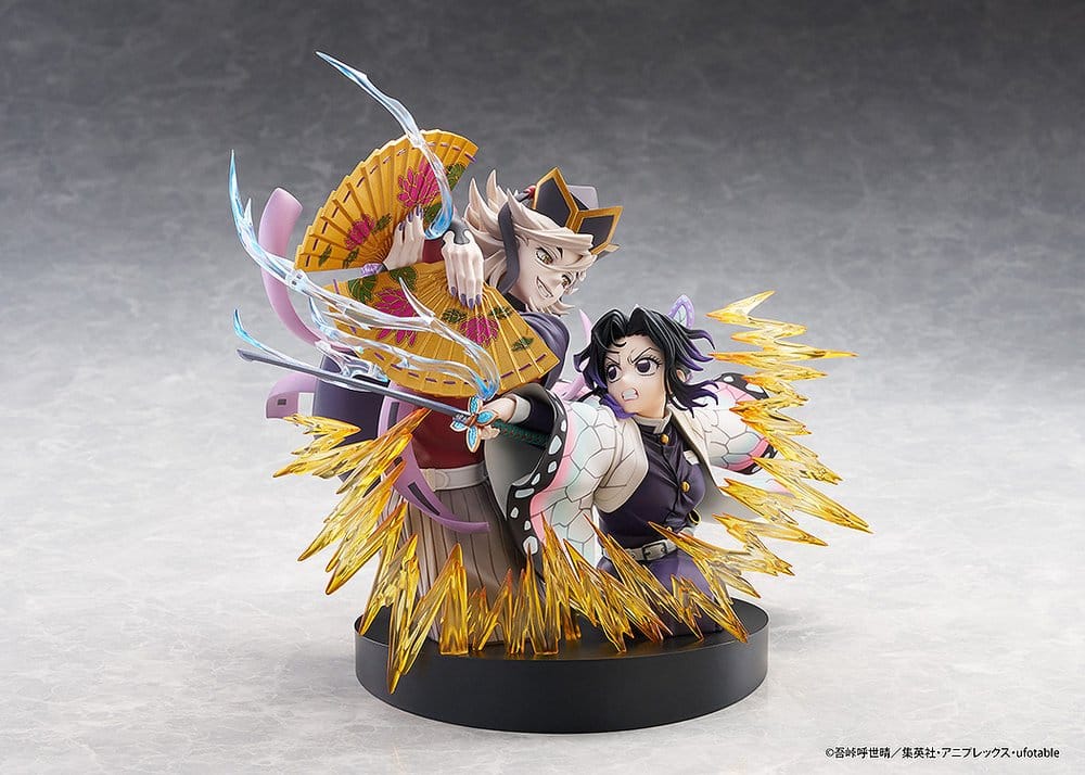 PREORDINE+ 06/2027 Demon Slayer: Kimetsu no Yaiba PVC Figures 2-Pack Shinobu Kocho & Doma 18 cm