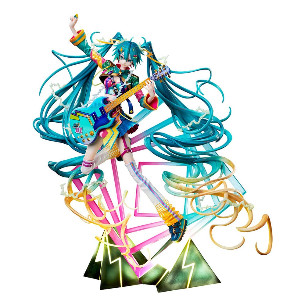 SU ORDINAZIONE Hatsune Miku PVC Statue 1/7 Japan Tour 2023 Thunderbolt 32 cm ESAURITO