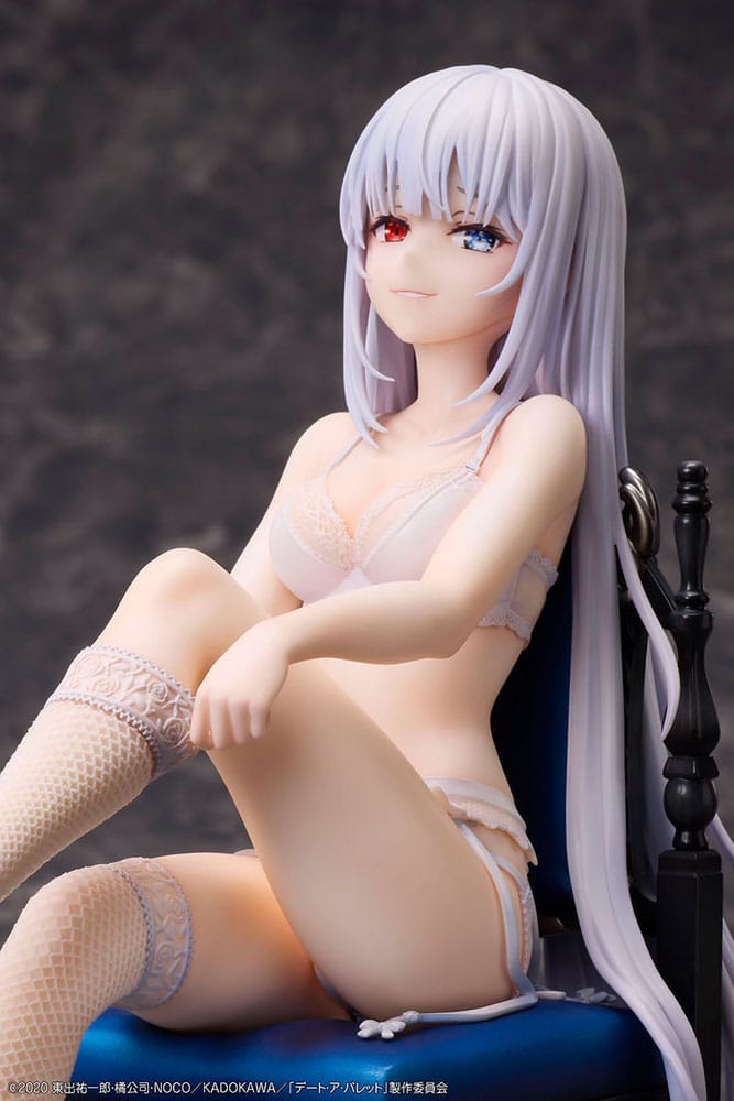 PREORDINE 12/2025 Date A Bullet Statues 1/7 Kurumi Tokisaki & White Queen 17 cm (PREORDINE NON CANCELLABILE)