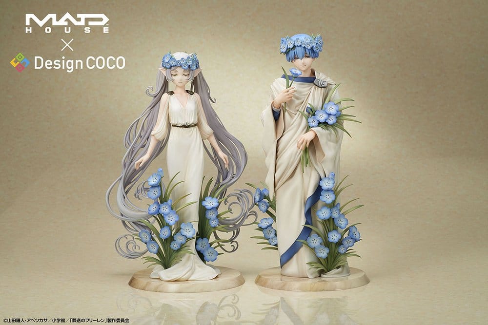 PREORDINE+ 08/2027 (NON CANCELLABILE) Frieren: Beyond Journey's End PVC Figures 2-Pack Frieren & Himmel Art Nouveau Style