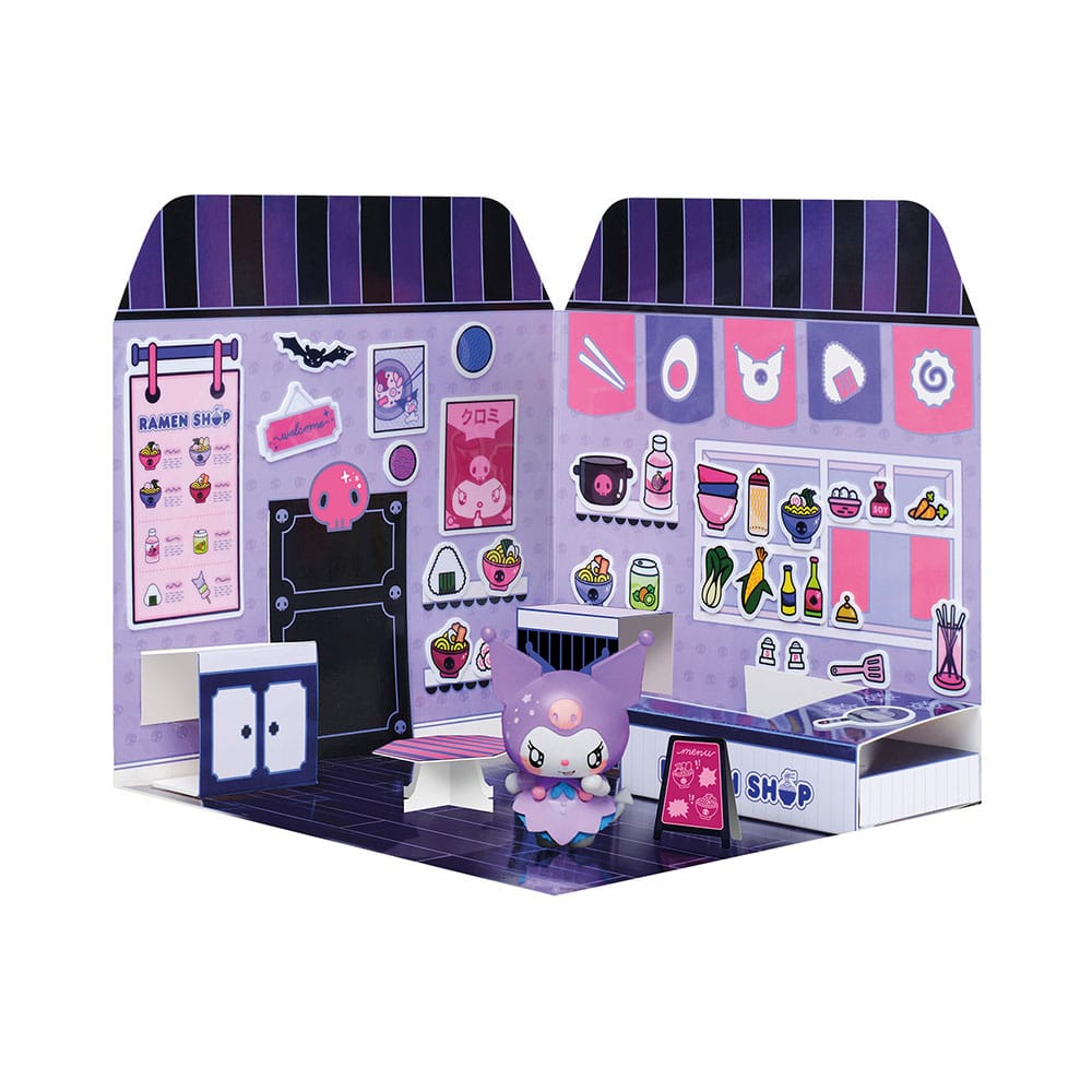 🧪 LAB | SU ORDINAZIONE Hello Kitty and Friends Mini figure Sticker House Kuromi Ramen Shop
