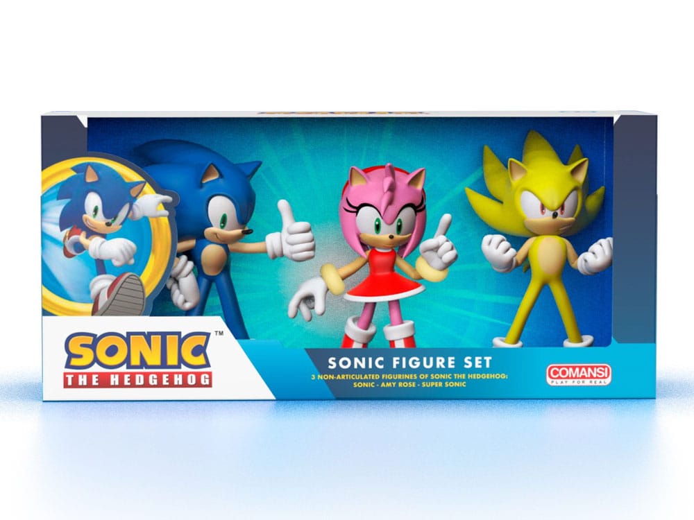 SU ORDINAZIONE Sonic the Hedgehog Gift Box Set Mini figures Sonic (3)