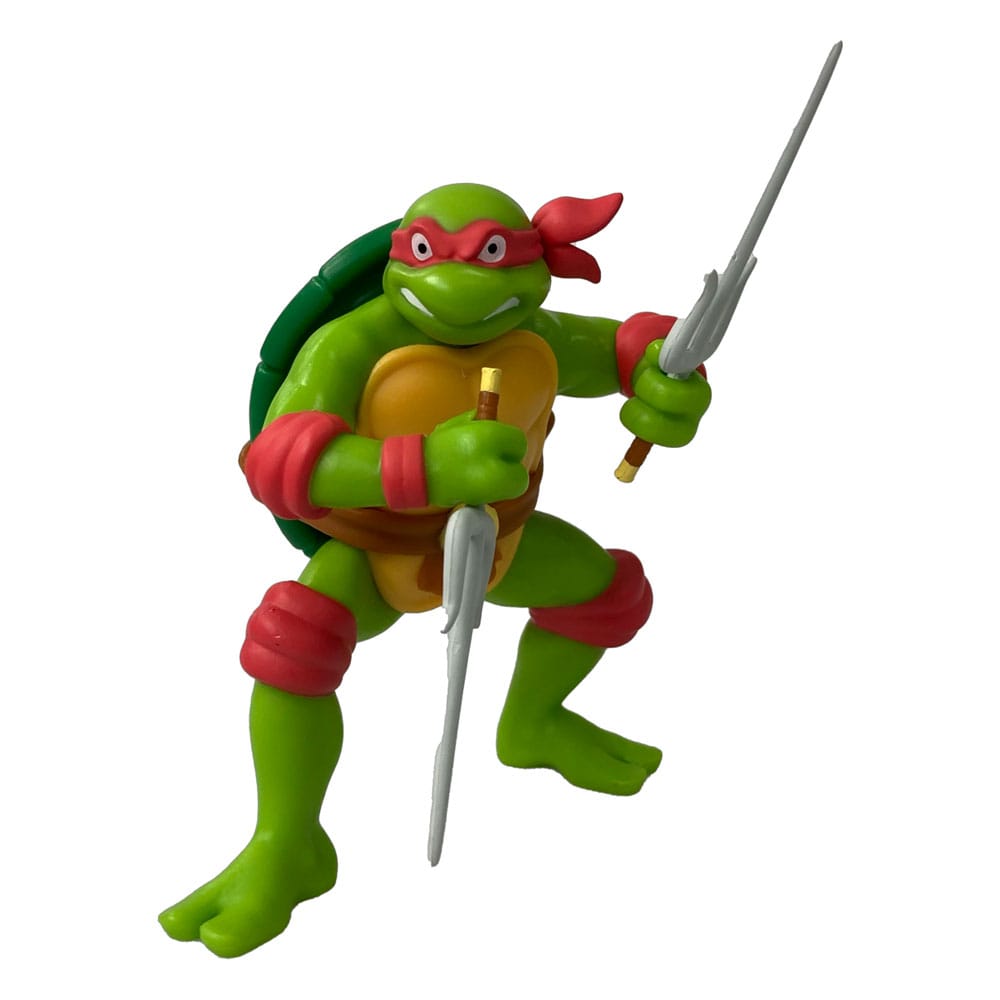 SU ORDINAZIONE Teenage Mutant Ninja Turtles Ninja Retro mini figure Raphael 9 cm
