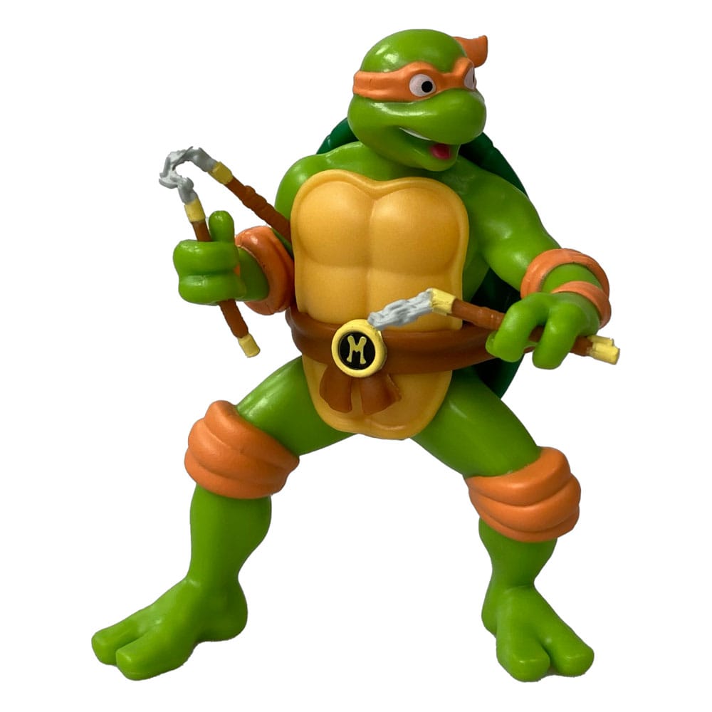 SU ORDINAZIONE Teenage Mutant Ninja Turtles Ninja Retro Mini figure Michelangelo 9 cm