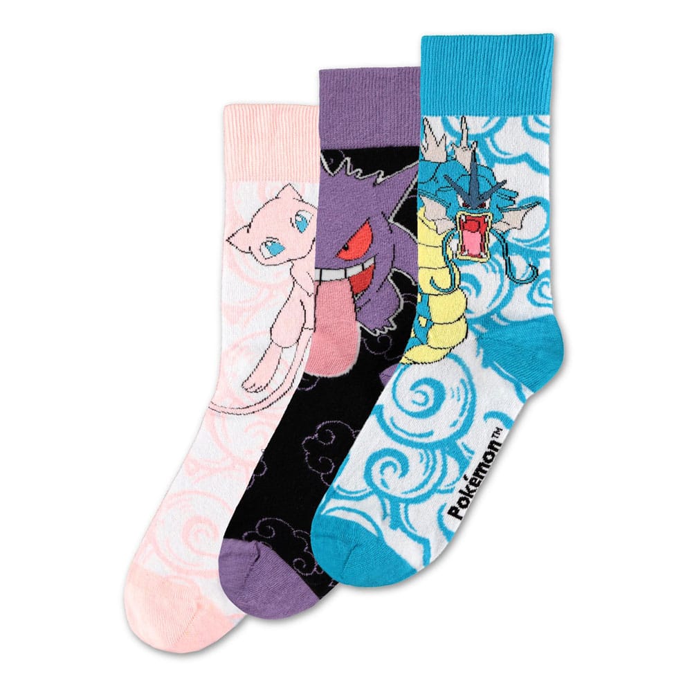 MADE TO ORDER Pokémon Socks 3-Pack Crew 43-46