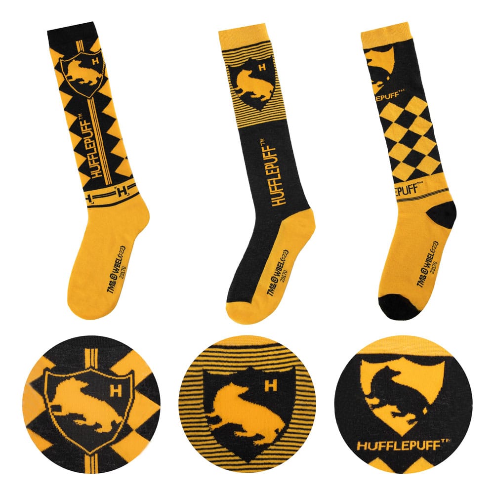 SU ORDINAZIONE Harry Potter Knee-high socks 3-Pack Hufflepuff