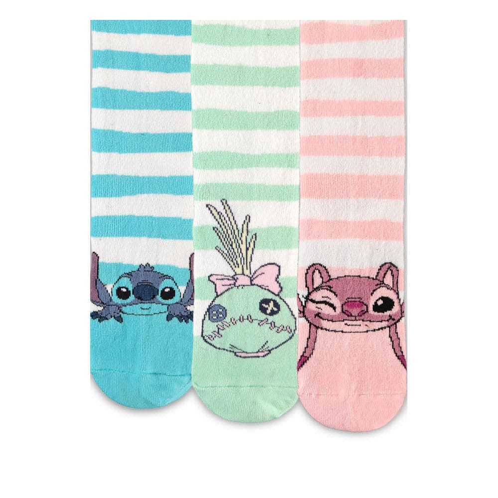 SU ORDINAZIONE Lilo & Stitch Socks 3-Pack Friends 35-38