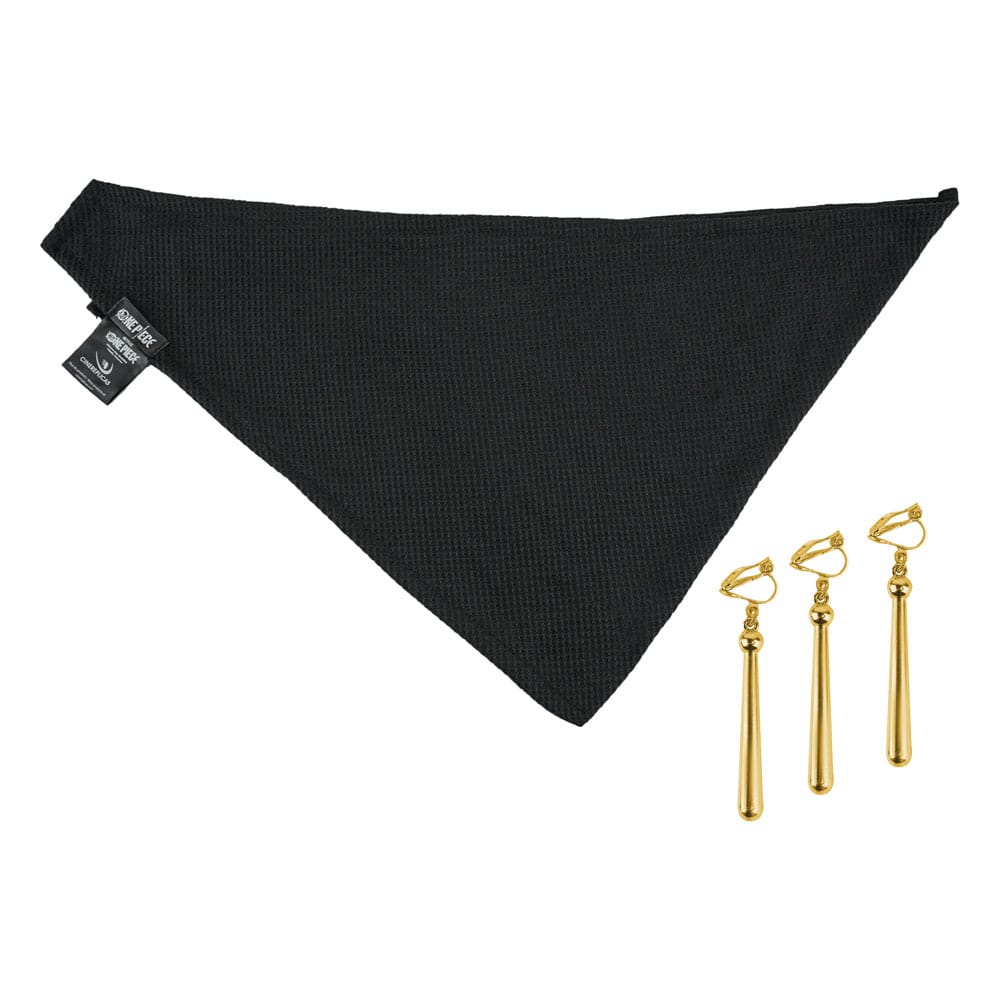 AUF BESTELLUNG Einteiliges Bandana &amp; Ohrring Set Zoro