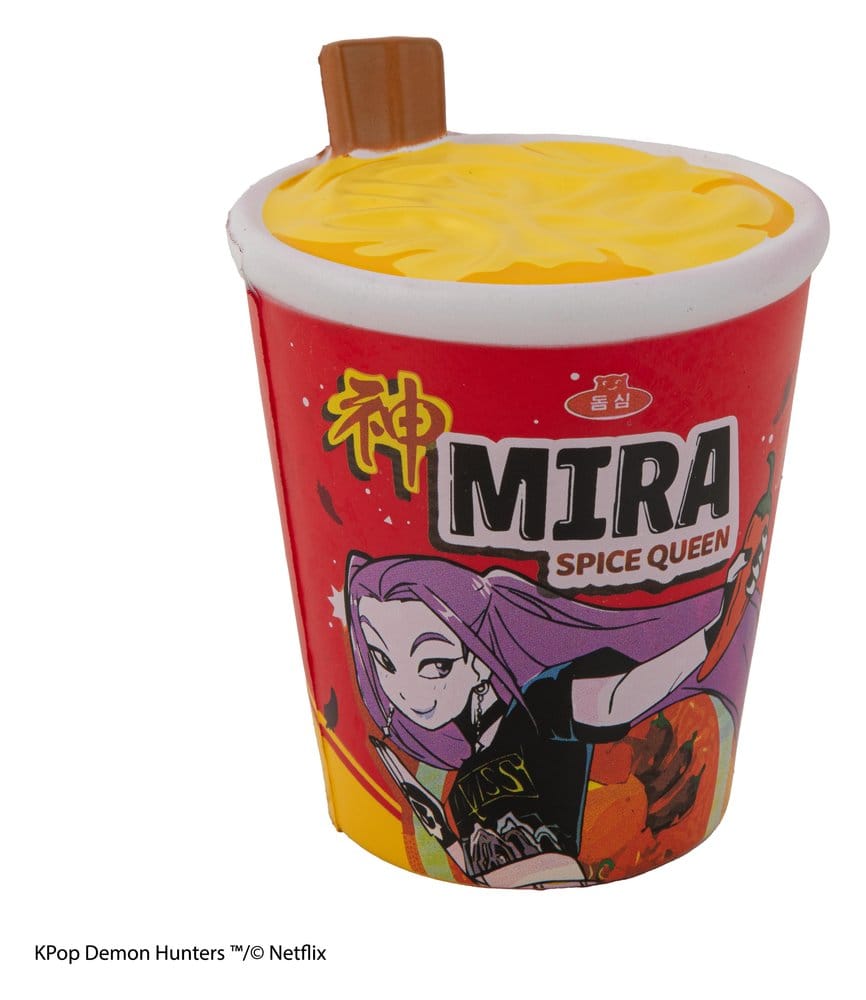 🧪 LAB | SU ORDINAZIONE KPop Demon Hunters Squishy Anti Stress Figure Mira Spice Queen Noodles