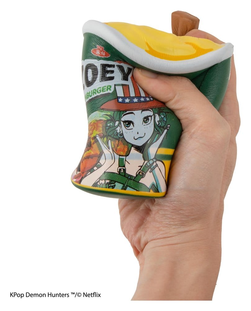🧪 LAB | SU ORDINAZIONE KPop Demon Hunters Squishy Anti Stress Figure Zoey Hamburger Noodles
