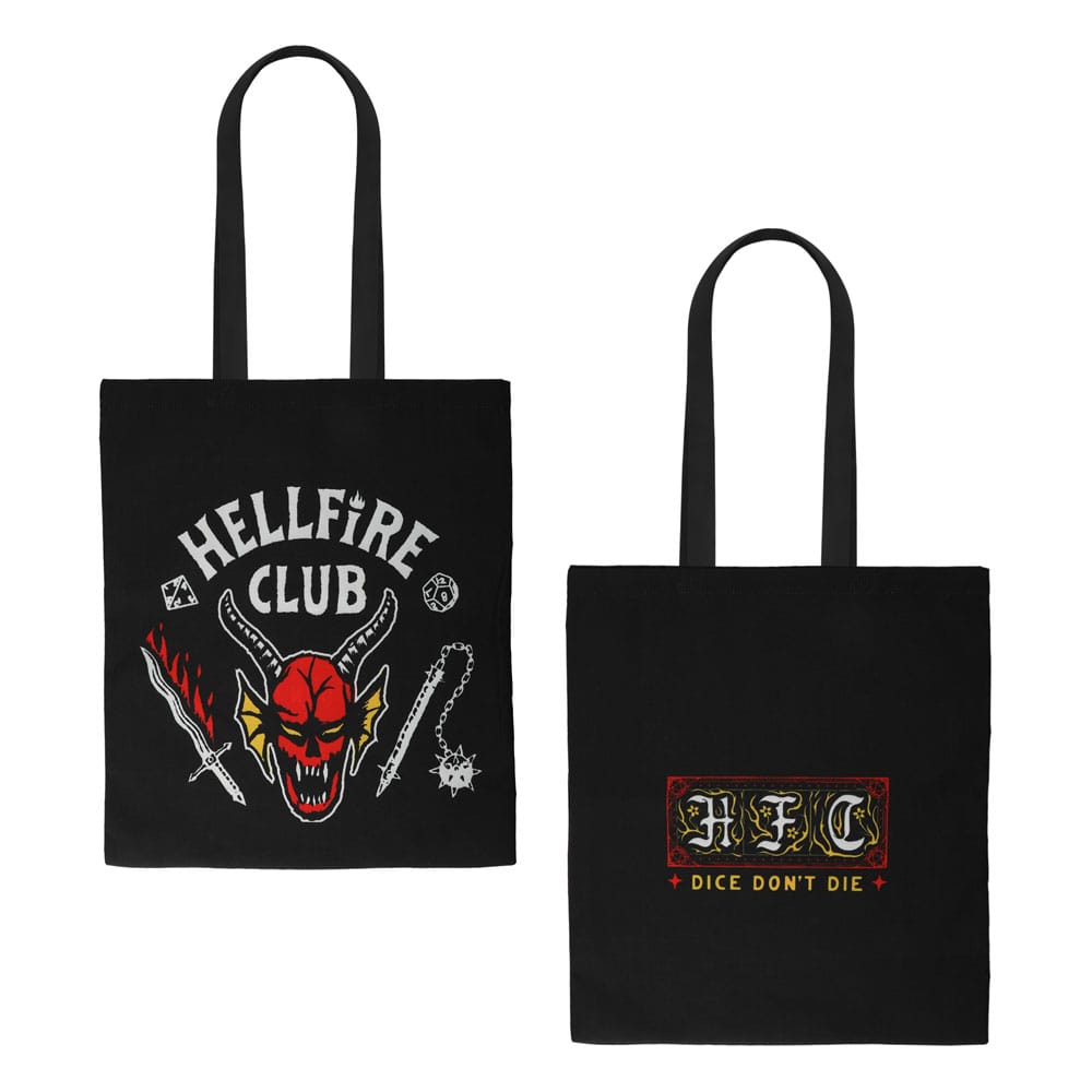 SU ORDINAZIONE Stranger Things Tote Bag Hellfire Club