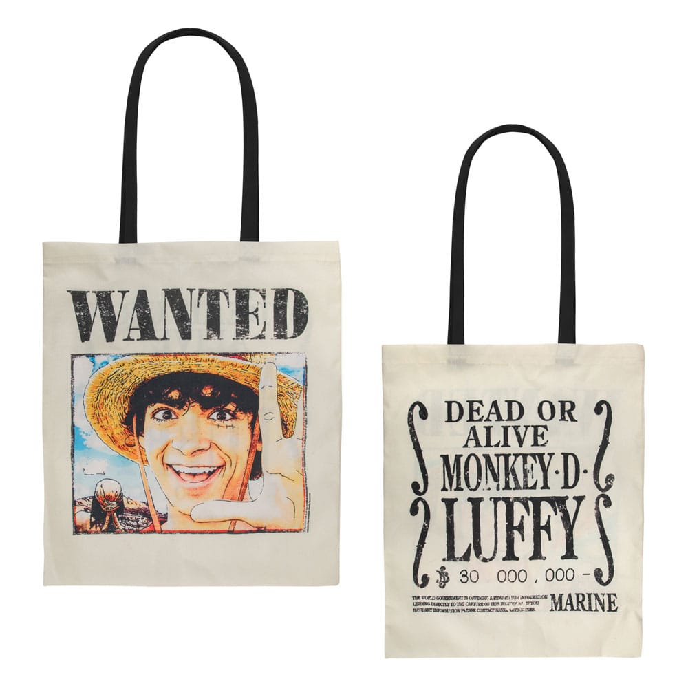 SU ORDINAZIONE One Piece Tote Bag Wanted Luffy