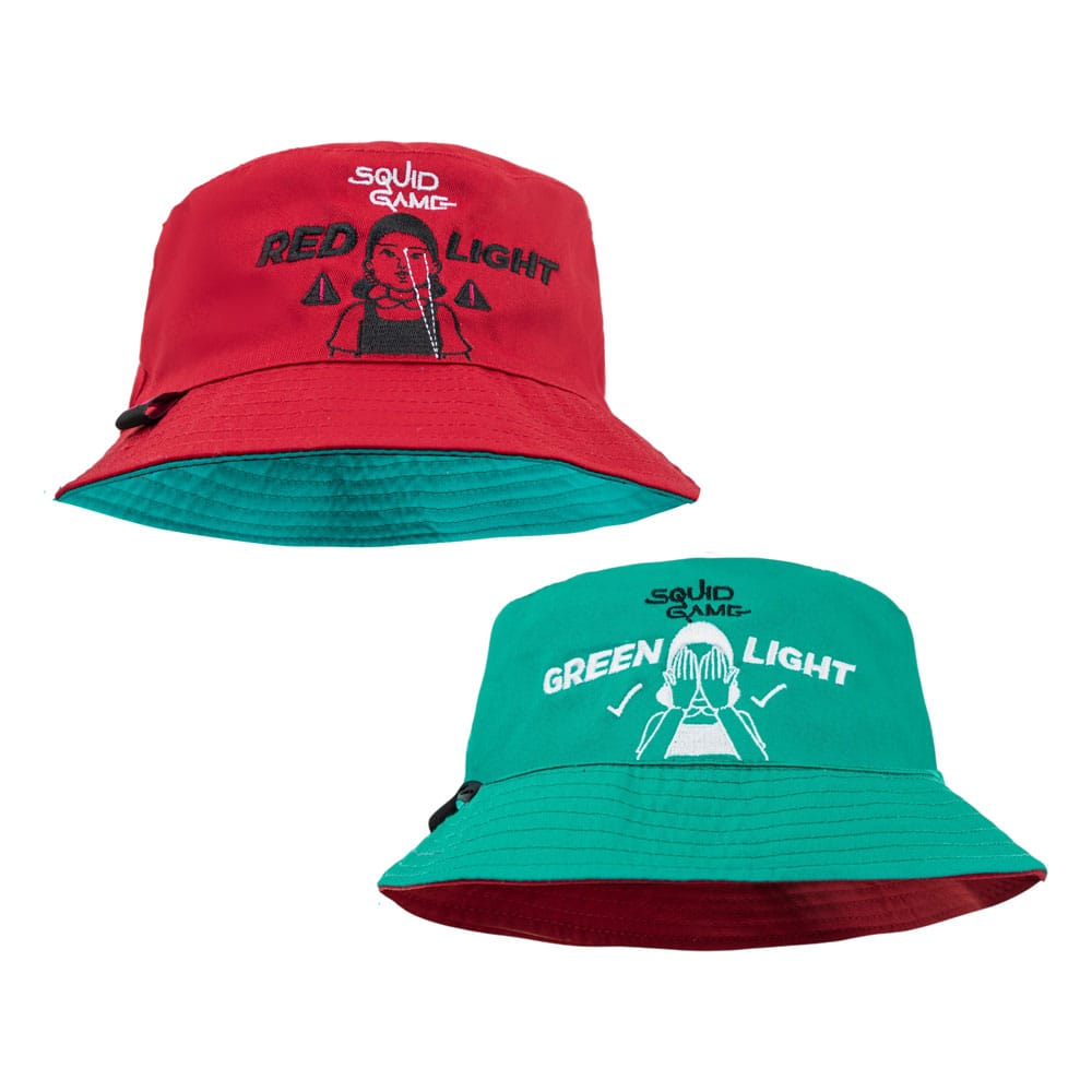 SU ORDINAZIONE Squid Game Bucket Hat Red light, green light