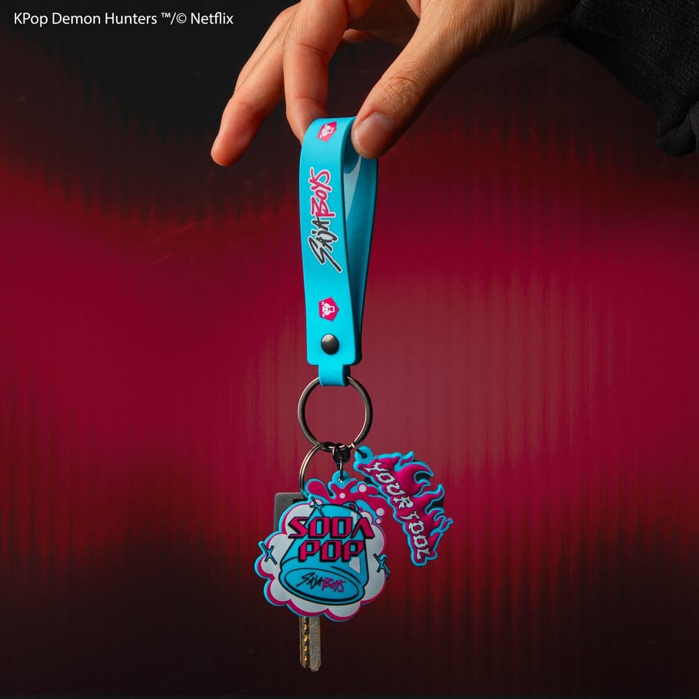 🧪 LAB | SU ORDINAZIONE KPop Demon Hunters Wristlet Keychain Soda Pop