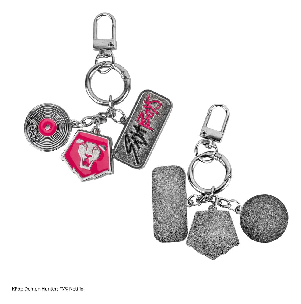 🧪 LAB | SU ORDINAZIONE KPop Demon Hunters Charm Keychain Saja Boys