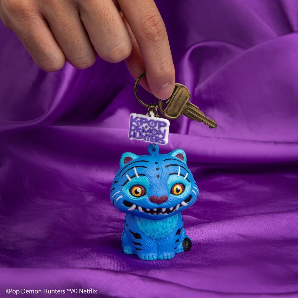 🧪 LAB | SU ORDINAZIONE KPop Demon Hunters Squishy Keychain Derpy Tiger