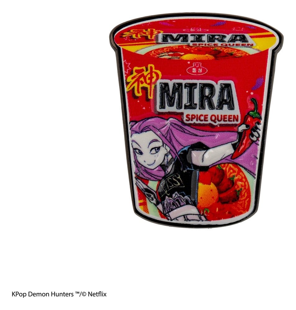 🧪 LAB | SU ORDINAZIONE KPop Demon Hunters Pin Mira Spice Queen Noodles