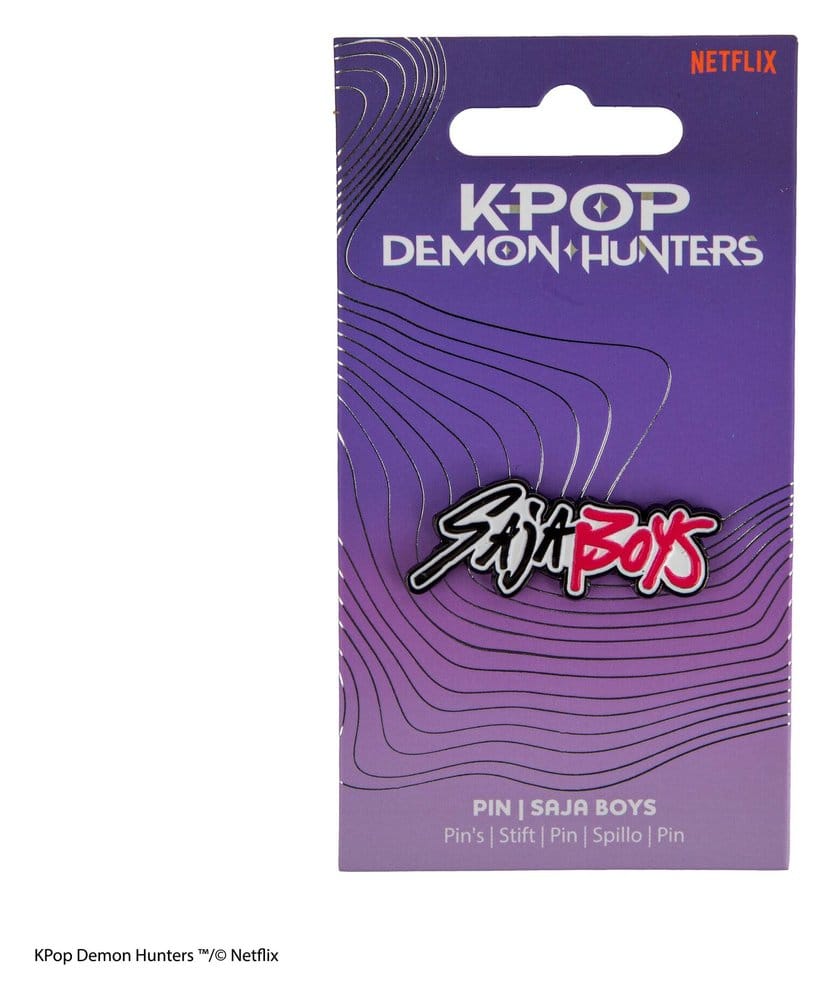 🧪 LAB | SU ORDINAZIONE KPop Demon Hunters Pin Saja Boys