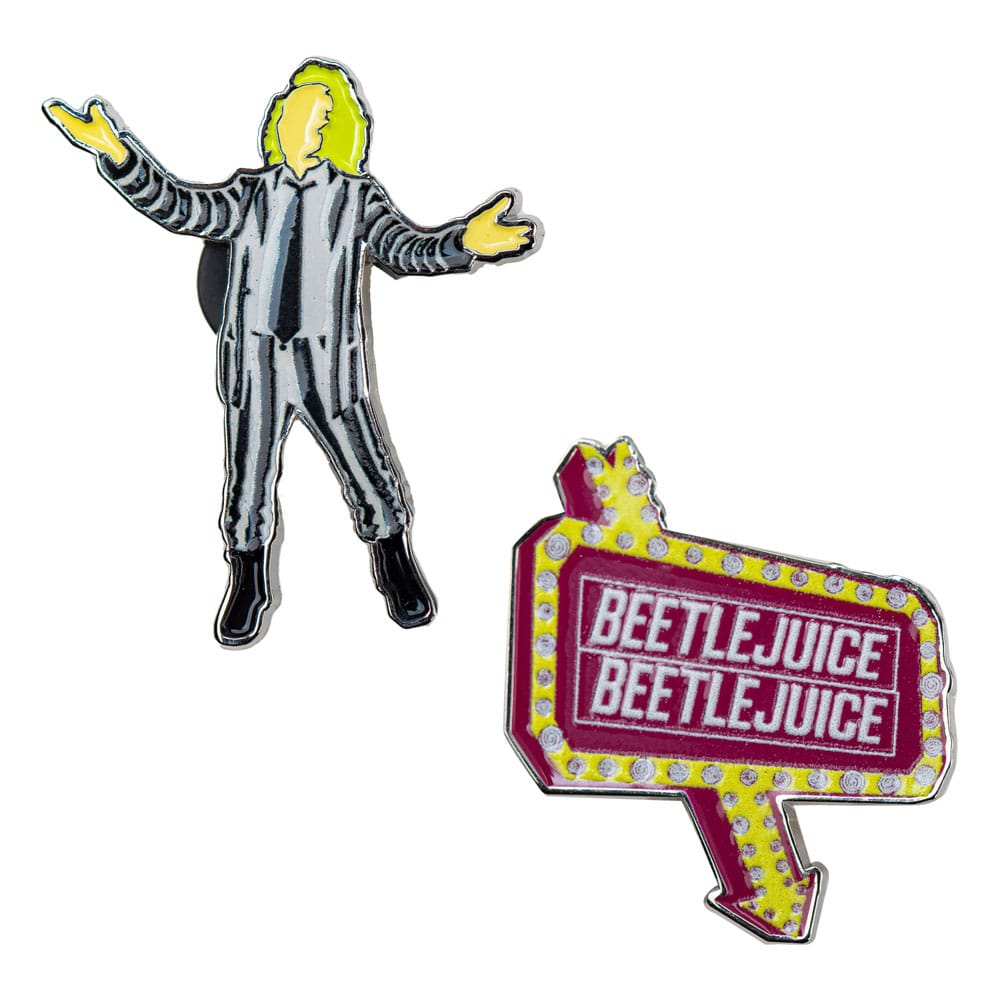 SU ORDINAZIONE Beetlejuice Pins 2-Pack Beetlejuice *PREZZO SPECIALE*