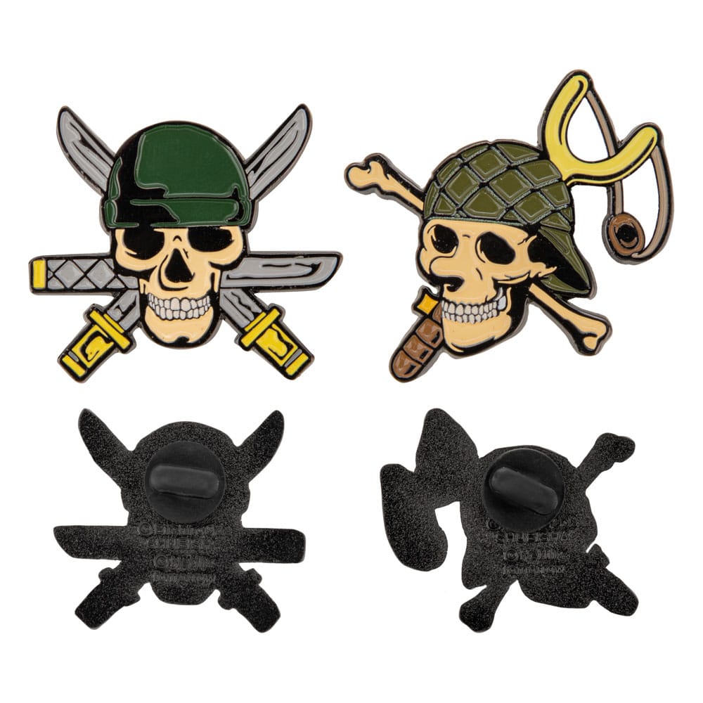 SU ORDINAZIONE One Piece Pins 2-Pack Zoro & Usopp