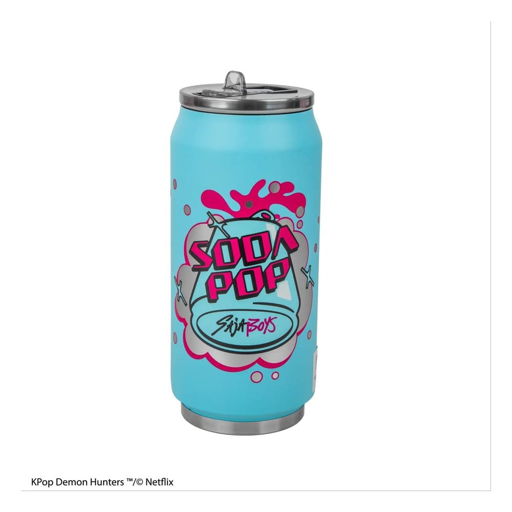 🧪 LAB | SU ORDINAZIONE KPop Demon Hunters Thermal Straw Mug Soda Pop Can