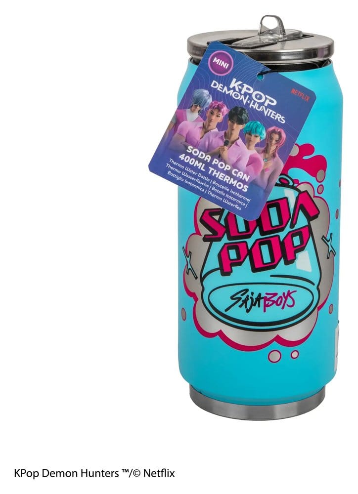🧪 LAB | SU ORDINAZIONE KPop Demon Hunters Thermal Straw Mug Soda Pop Can
