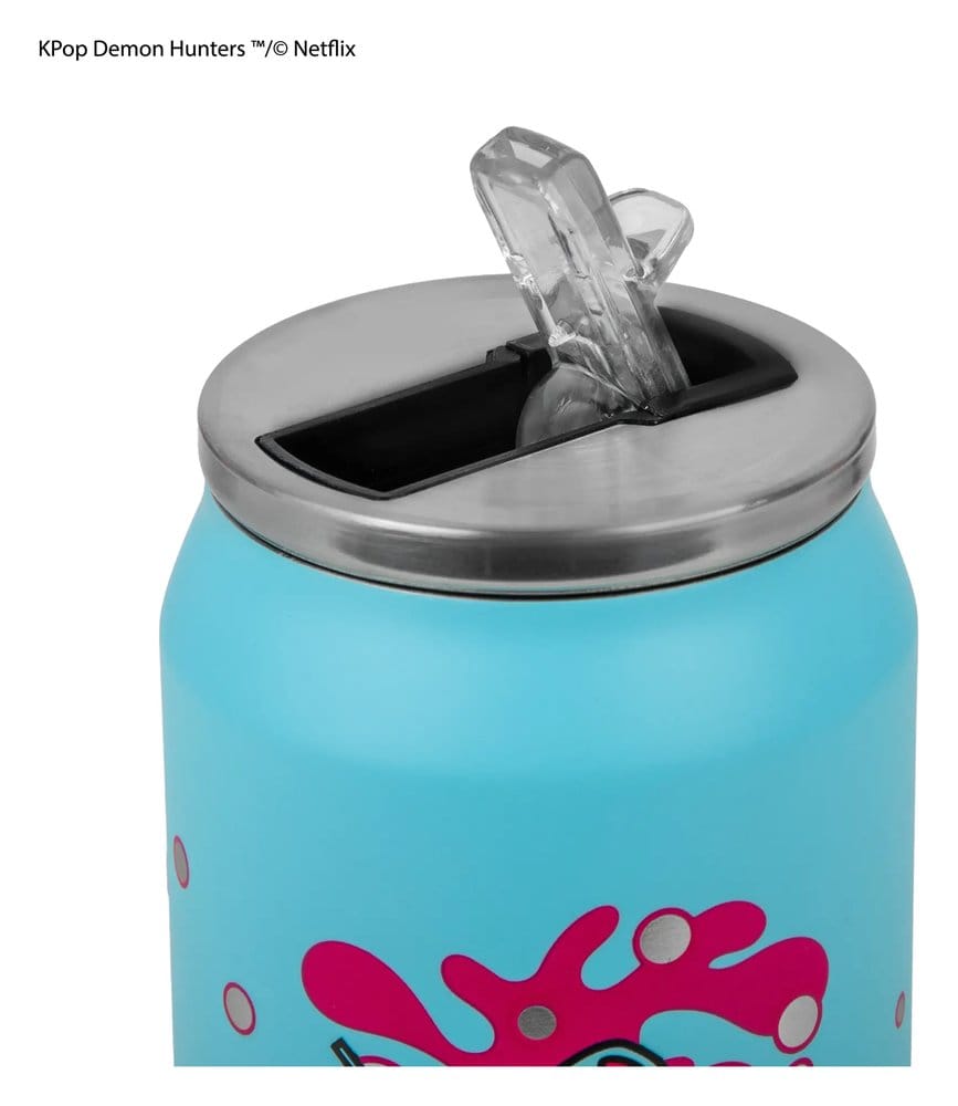 🧪 LAB | SU ORDINAZIONE KPop Demon Hunters Thermal Straw Mug Soda Pop Can