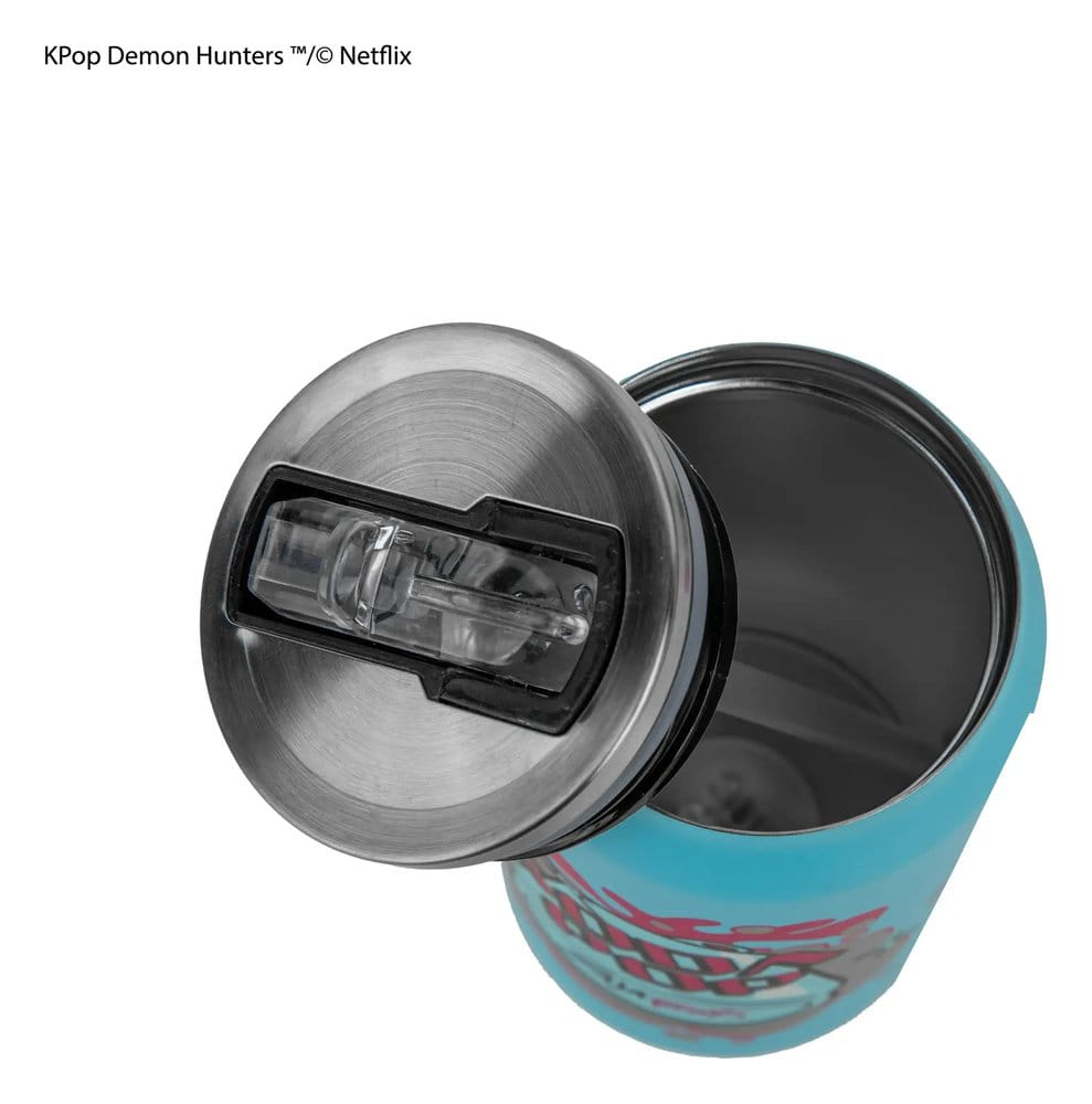 🧪 LAB | SU ORDINAZIONE KPop Demon Hunters Thermal Straw Mug Soda Pop Can