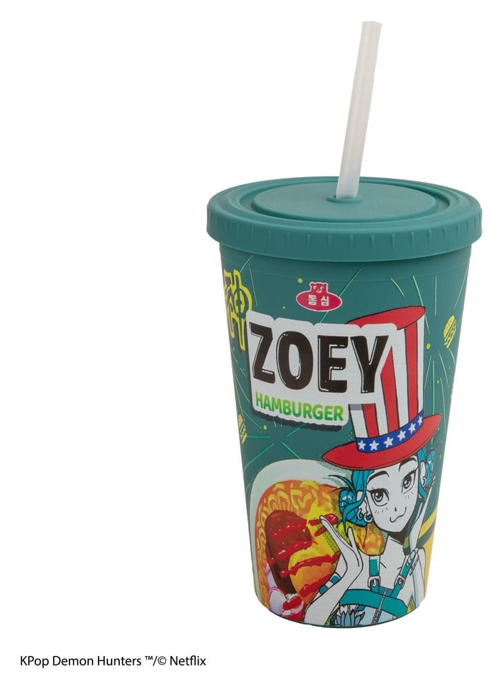 🧪 LAB | SU ORDINAZIONE KPop Demon Hunters Tumbler Zoey Hamburger