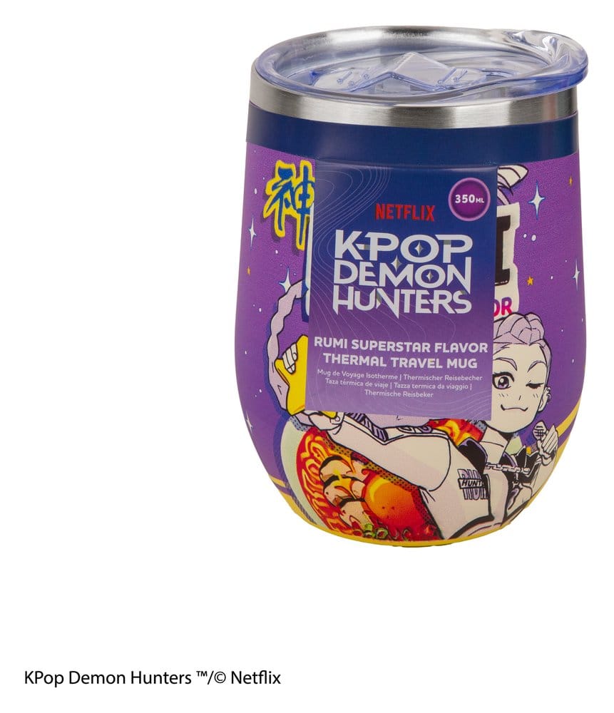 🧪 LAB | SU ORDINAZIONE KPop Demon Hunters Travel Mug Rumi Superstar Flavor