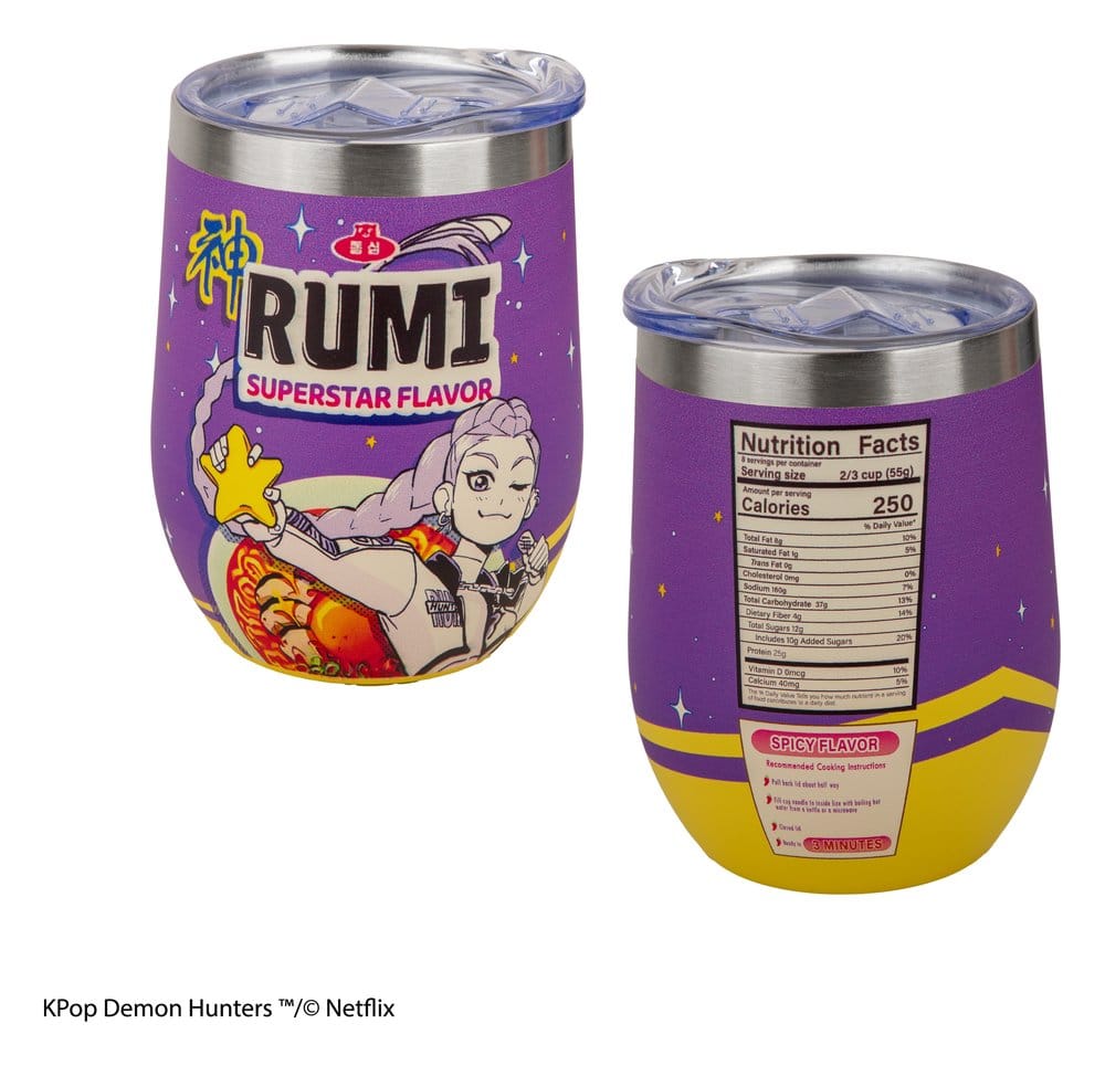 🧪 LAB | SU ORDINAZIONE KPop Demon Hunters Travel Mug Rumi Superstar Flavor