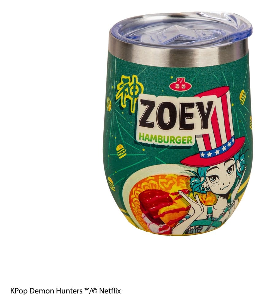 🧪 LAB | SU ORDINAZIONE KPop Demon Hunters Travel Mug Zoey Hamburger