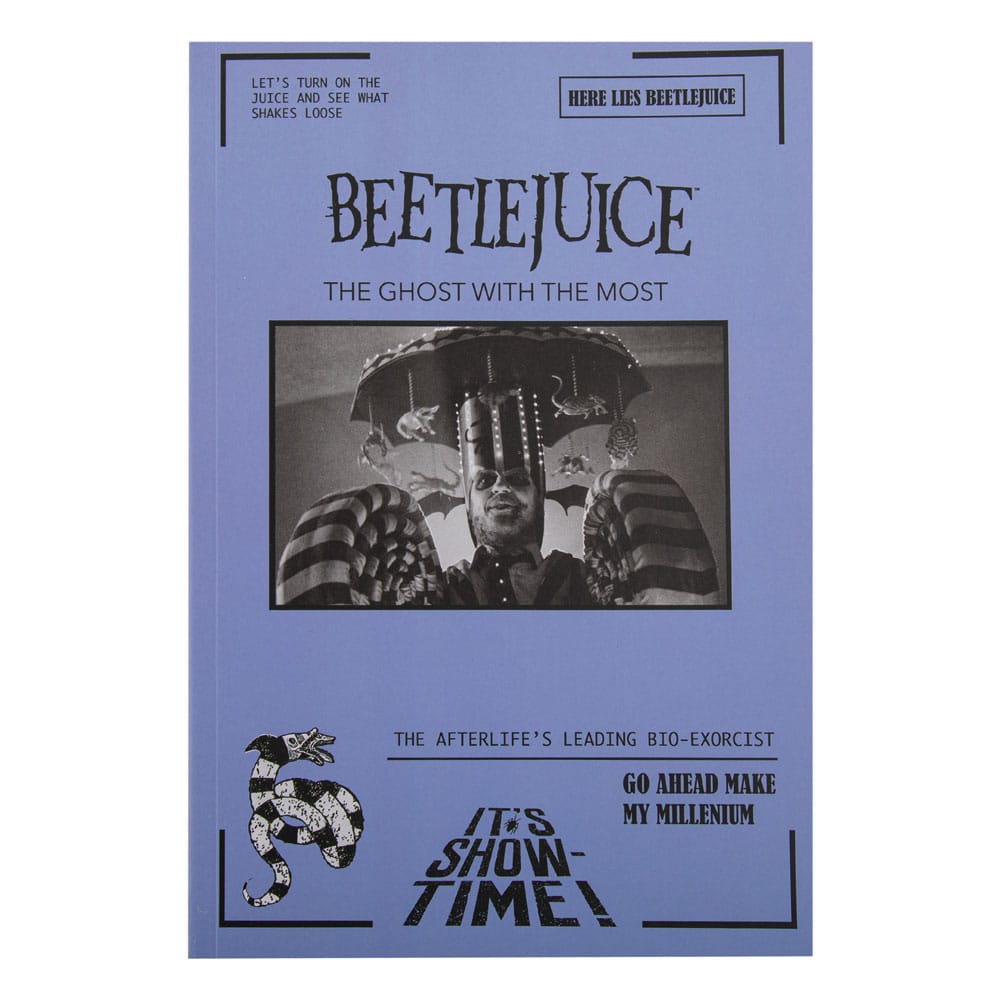 SU ORDINAZIONE Beetlejuice Notebook It's Show Time *PREZZO SPECIALE* ESAURITO