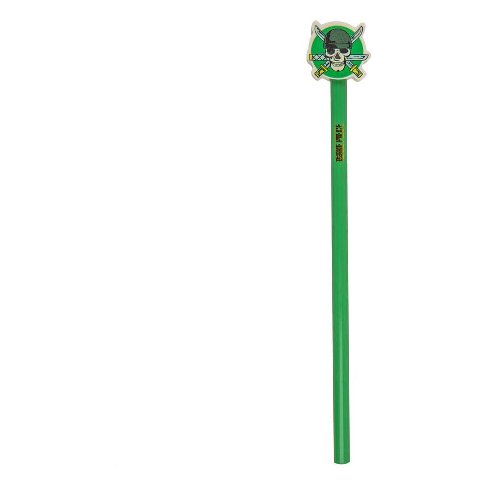 SU ORDINAZIONE One Piece Pencils with Eraser Topper Zoro