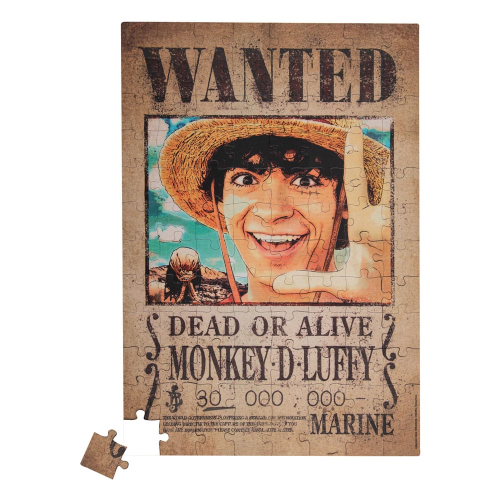 SU ORDINAZIONE One Piece Magnetic Puzzle Wanted Luffy