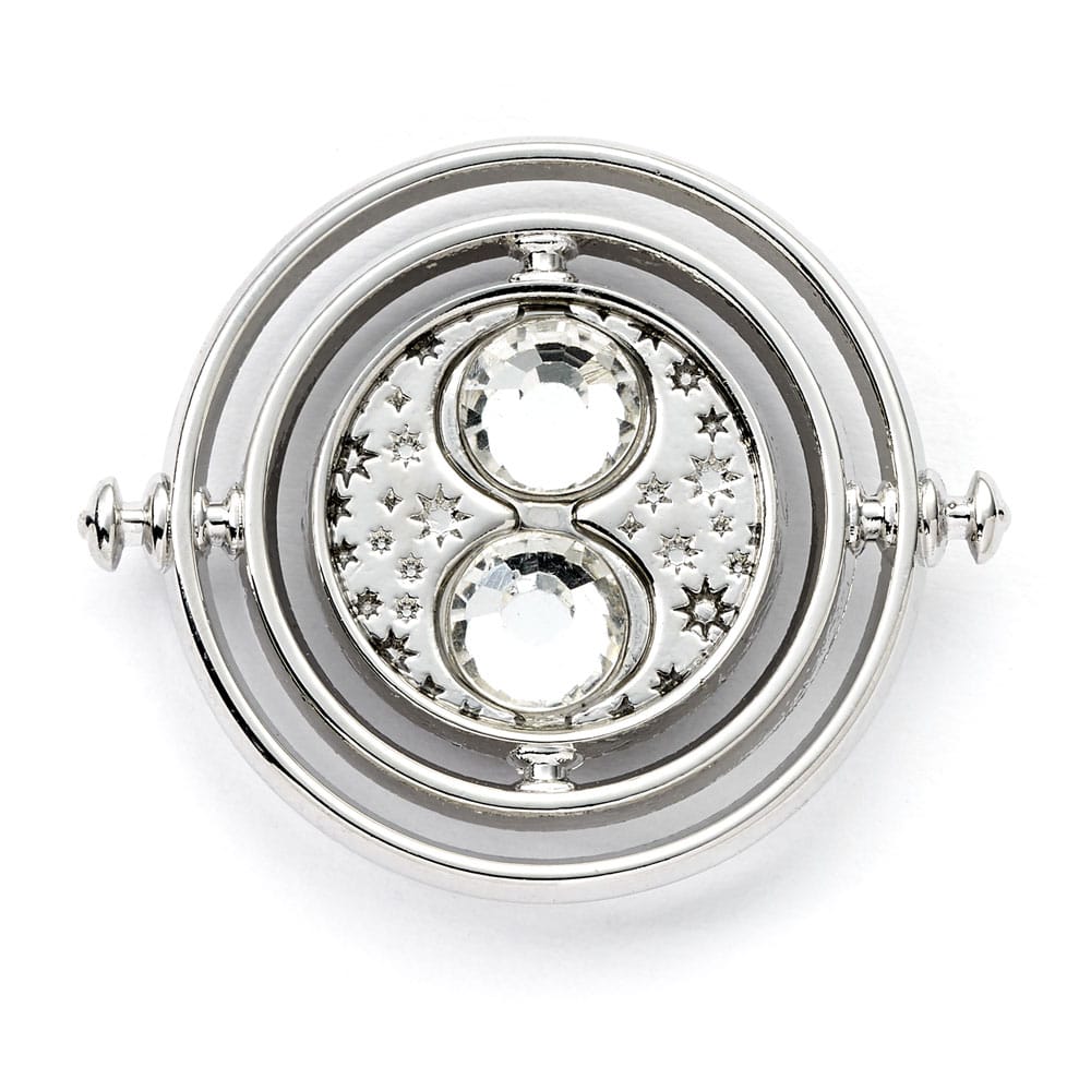 MADE TO ORDER Harry Potter Pin Badge Time Turner (Silver Tone)