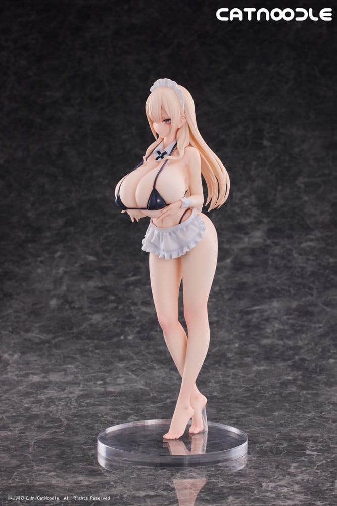 PREORDINE+ 04/2026 Original Character PVC Statue 1/6 Dosukebe Bikini wo Kitekureru Juujun na Maid-san Illustration by Himuka Yuzuki 27 cm