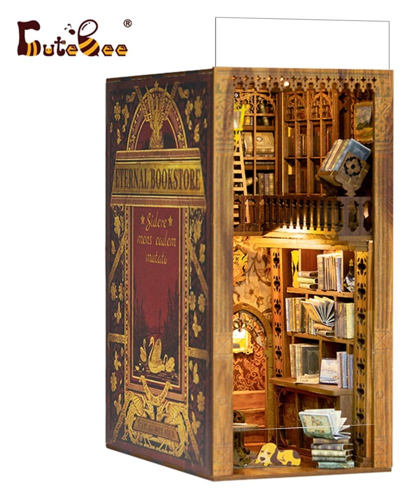 🧪 LAB | SU ORDINAZIONE Book Nook Eternal Bookstore 23 x 11 cm  