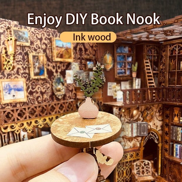 🧪 LAB | SU ORDINAZIONE Book Nook Eternal Bookstore 23 x 11 cm  