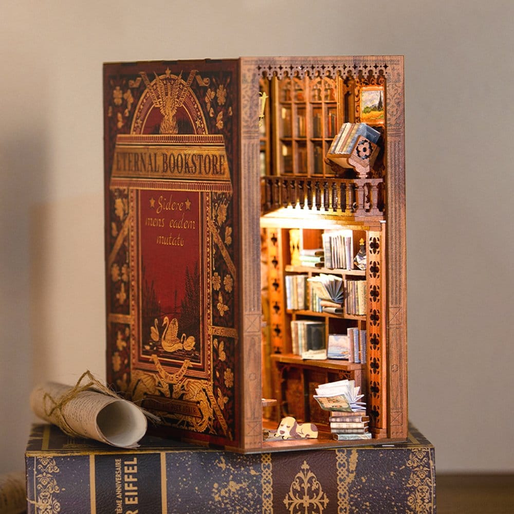 🧪 LAB | SU ORDINAZIONE Book Nook Eternal Bookstore 23 x 11 cm  