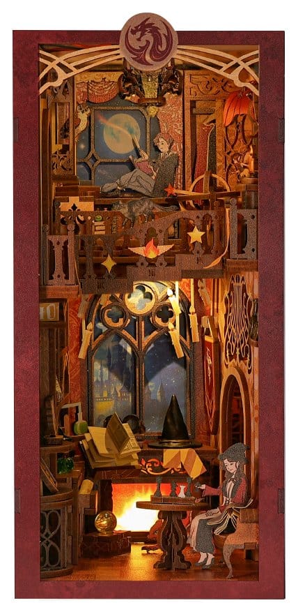 🧪 LAB | SU ORDINAZIONE Book Nook Flame Common Room 23 x 11 cm  