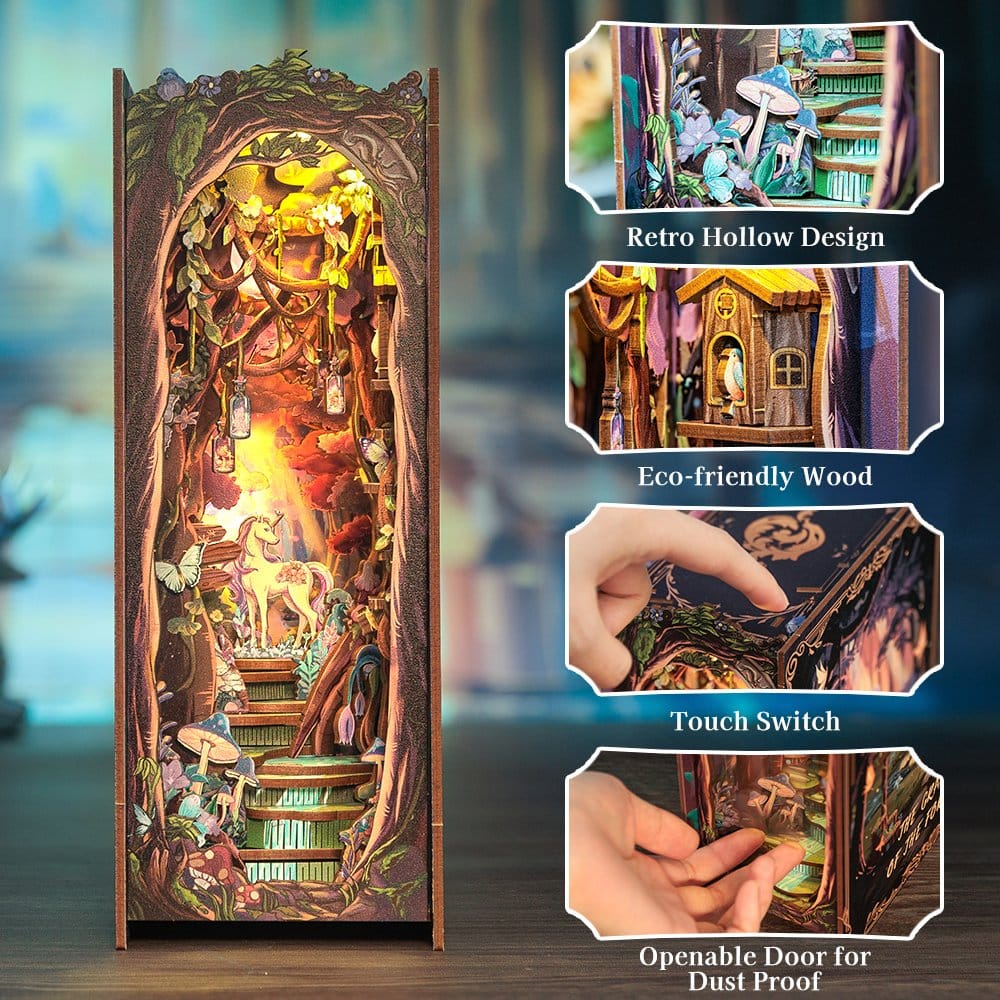 🧪 LAB | SU ORDINAZIONE Book Nook The Grace of Forest 22 x 8 cm   