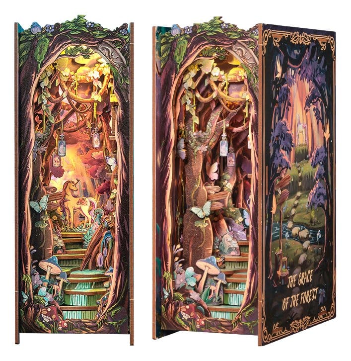🧪 LAB | SU ORDINAZIONE Book Nook The Grace of Forest 22 x 8 cm   
