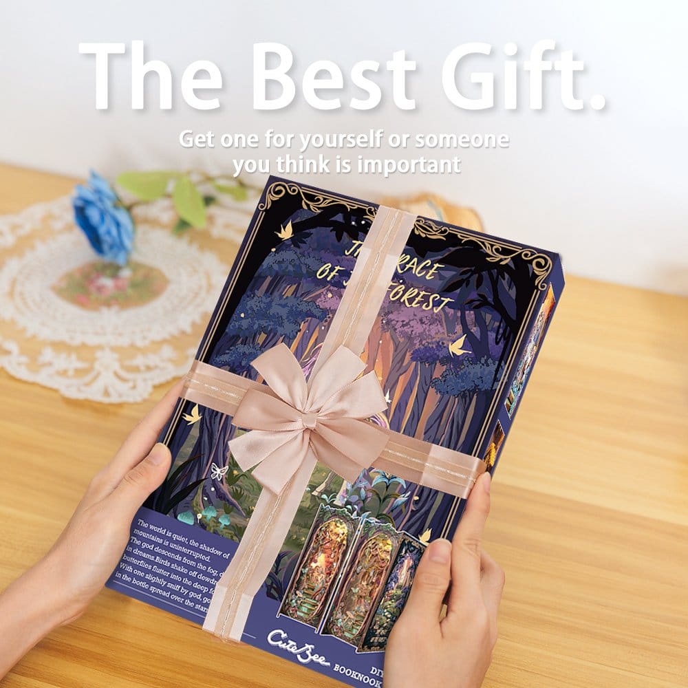 🧪 LAB | SU ORDINAZIONE Book Nook The Grace of Forest 22 x 8 cm   